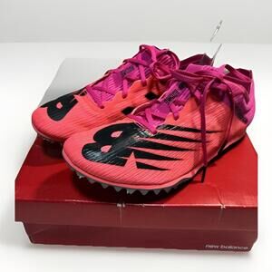 New Balance MD500 v7 Racing Track Spikes Size 8 Pink Black Sprint Shoes Field